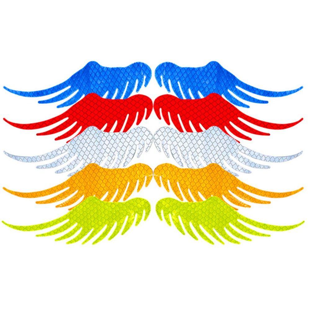 Крылья ангела Крылья ангела Светоотражающая наклейка на автомобиль PET Крылья ангела Декоративные наклейки Автостиль